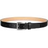 imageCalvin Klein Mens Modern Dress Minimalist Belt with Classic Harness BuckleBlack