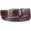 imageCalvin Klein Mens Modern Dress Minimalist Belt with Classic Harness BuckleBrown Renegade
