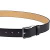 imageCalvin Klein Mens Modern Dress Minimalist Belt with Classic Harness BuckleDeep Black