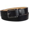 imageCalvin Klein Mens Modern Dress Minimalist Belt with Classic Harness BuckleDeep Black
