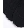 imageCalvin Klein Mens No Show Socks  3 Pack Soft Cotton Blend Invisible Liners Loafer Socks for Men with Heel Grip Size 712Black