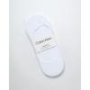 imageCalvin Klein Mens No Show Socks  3 Pack Soft Cotton Blend Invisible Liners Loafer Socks for Men with Heel Grip Size 712White