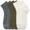imageCalvin Klein Mens Quarter Socks  6 Pack Breathable Cushion Athletic Ankle Socks for Men for Running and Workout 712BeigeGrey