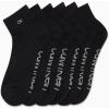 imageCalvin Klein Mens Quarter Socks  6 Pack Breathable Cushion Athletic Ankle Socks for Men for Running and Workout 712Black