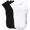 imageCalvin Klein Mens Quarter Socks  6 Pack Breathable Cushion Athletic Ankle Socks for Men for Running and Workout 712BlackWhite