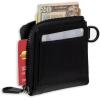 imageCalvin Klein Mens RFID Half Zip Around Card Case Wallet Black One Size