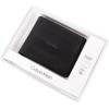 imageCalvin Klein Mens RFID Leather Minimalist Bifold WalletBlack Textured