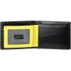 imageCalvin Klein Mens RFID Leather Minimalist Bifold WalletBlackNeon Yellow