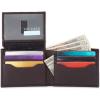 imageCalvin Klein Mens RFID Leather Minimalist Bifold WalletBrown Classic