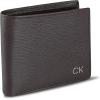 imageCalvin Klein Mens RFID Leather Minimalist Bifold WalletBrown River Print