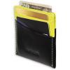 imageCalvin Klein Mens RFID Leather Slim Minimalist Card Case Wallet SetsBlackNeon Yellow