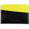 imageCalvin Klein Mens RFID Leather Slim Minimalist Card Case Wallet SetsBlackNeon Yellow