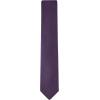 imageCalvin Klein Mens Silver Spun Solid Necktie Standard and Extra Long SizesPurple Spun Solid