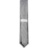 imageCalvin Klein Mens Silver Spun Solid Necktie Standard and Extra Long SizesSilver Spun Solid