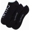 imageCalvin Klein Mens Socks  No Show Sneaker Liner Socks 3 PackBlack Assorted