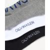 imageCalvin Klein Mens Socks  No Show Sneaker Liner Socks 3 PackBlackWhiteGrey