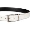 imageCalvin Klein Mens Twoinone Reversible Rotative Buckle Casual Dress BeltWhiteBlack