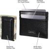 imageCalvin Klein Mens Wallet SetsMinimalist Bifold and Card CasesBlack Bessemer  Card Case