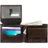 imageCalvin Klein Mens Wallet SetsMinimalist Bifold and Card CasesBrown Coin Pocket  Bifold