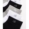 imageCalvin Klein Quarter Socks for Women  6 Pack Cushioned Ankle Socks  Quarter Cut Breathable Lightweight Athletic DesignBlackWhiteGrey