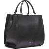 imageCalvin Klein Sophia Triple Compartment ToteBlackSilver Waxed Pu Emboss