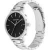 imageCalvin Klein Unisex Quartz Watch Sleek SimplicitySilverBlack 43