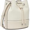 imageCalvin Klein Womens Ash Crossbody Bag  Vegan Leather Monogram 2 PocketsCherub White