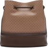 imageCalvin Klein Womens Ash Crossbody Bag  Vegan Leather Monogram 2 PocketsKhakiBrownJava