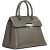 imageCalvin Klein Womens Becky Turn Lock Satchel  2 in 1 Vegan Leather 3 PocketsDusty Olive