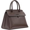 imageCalvin Klein Womens Becky Turn Lock Satchel  2 in 1 Vegan Leather 3 PocketsJava