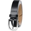 imageCalvin Klein Womens Casual Slim Width Fashion Belt for Jeans Trousers and DressesBlack