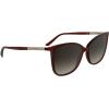 imageCalvin Klein Womens Ck25504s Square SunglassesTransparent Burgundy