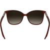 imageCalvin Klein Womens Ck25504s Square SunglassesTransparent Burgundy