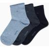 imageCalvin Klein Womens Crew Socks  3 Pack Soft Cotton Blend Roll Cuff MiniMid Crew Dress Socks for Women Shoe Size 410Assorted