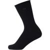 imageCalvin Klein Womens Crew Socks  3 Pack Soft Cotton Blend Roll Cuff MiniMid Crew Dress Socks for Women Shoe Size 410Black