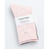 imageCalvin Klein Womens Crew Socks  3 Pack Soft Cotton Blend Roll Cuff MiniMid Crew Dress Socks for Women Shoe Size 410PinkGrey