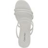 imageCalvin Klein Womens Jayla Heeled SandalWhite Patent 140