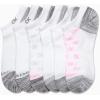 imageCalvin Klein Womens Low Cut Socks  6 Pack Breathable Cushioned Athletic Performance No Show Socks for Women Sizes 410White Ck Logo