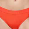 imageCalvin Klein Womens Low Waisted Elastic Logo Triangle Bikini SetBright Vermillion Shimmer