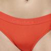 imageCalvin Klein Womens Low Waisted Elastic Logo Triangle Bikini SetBright Vermillion Shimmer