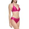 imageCalvin Klein Womens Low Waisted Elastic Logo Triangle Bikini SetFuchsia Shimmer