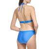 imageCalvin Klein Womens Low Waisted Elastic Logo Triangle Bikini SetPalace Blue Shimmer