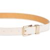 imageCalvin Klein Womens Metal Loop Slim 1 Inch Fashion Belt for Trousers Jeans DressesBone
