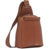 imageCalvin Klein Womens Millie Backpack for Women  Vegan Leather Monogram Backpack 2 Pockets BrownKhakiBlack One SizeCaramel