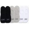 imageCalvin Klein Womens Socks  Comfort Cuff Sneaker Liner 6 PackGreyWhiteBlack