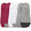 imageCalvin Klein Womens Socks  Comfort Cuff Sneaker Liner 6 PackLight Heather Grey