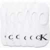 imageCalvin Klein Womens Socks  Comfort Cuff Sneaker Liner 6 PackWhite Assorted