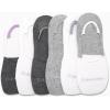 imageCalvin Klein Womens Socks  Comfort Cuff Sneaker Liner 6 PackWhiteGrey Assorted