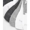 imageCalvin Klein Womens Socks  Comfort Cuff Sneaker Liner 6 PackWhiteGrey Assorted