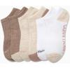 imageCalvin Klein Womens Socks  Lightweight No Show Socks 6 PackWhite Assorted